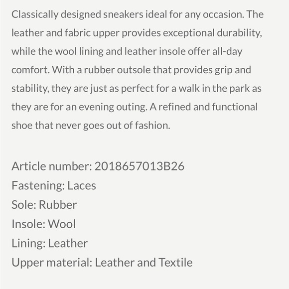 NWT VOILE BLANCHE MELANY FUR. Leather And Fabric Sneakers in Grey-Charcoal Grey - Picture 6 of 15